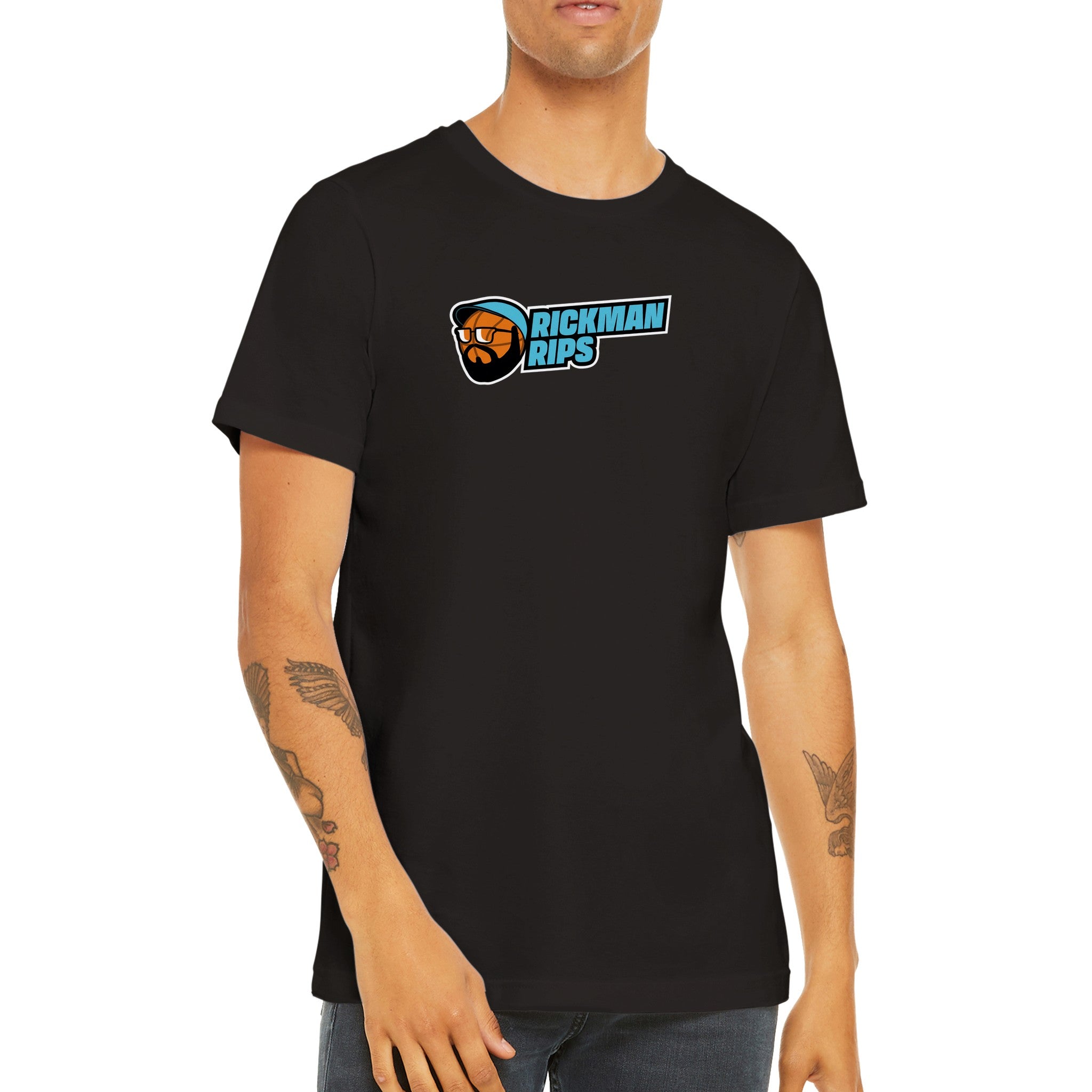 Rickman Rips - Premium Unisex T-Shirt mit Rundhalsausschnitt