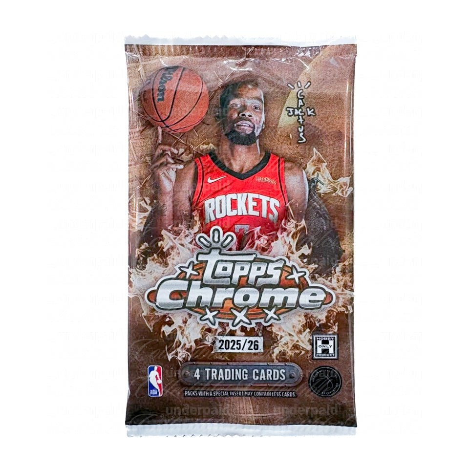 2025-26 Topps Chrome x Cactus Jack Basketball Hobby Pack