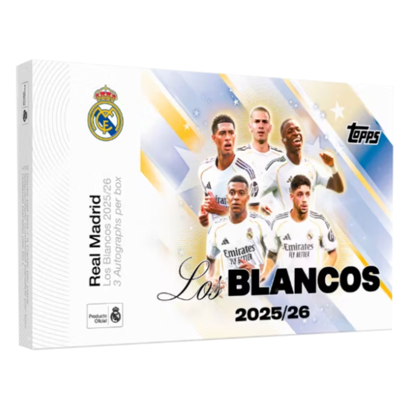 2025-26 Topps Real Madrid Los Blancos Hobby Box