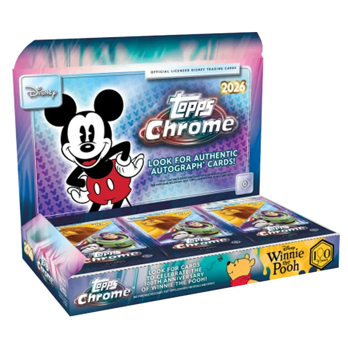 2026 Topps Chrome Disney Hobby Box