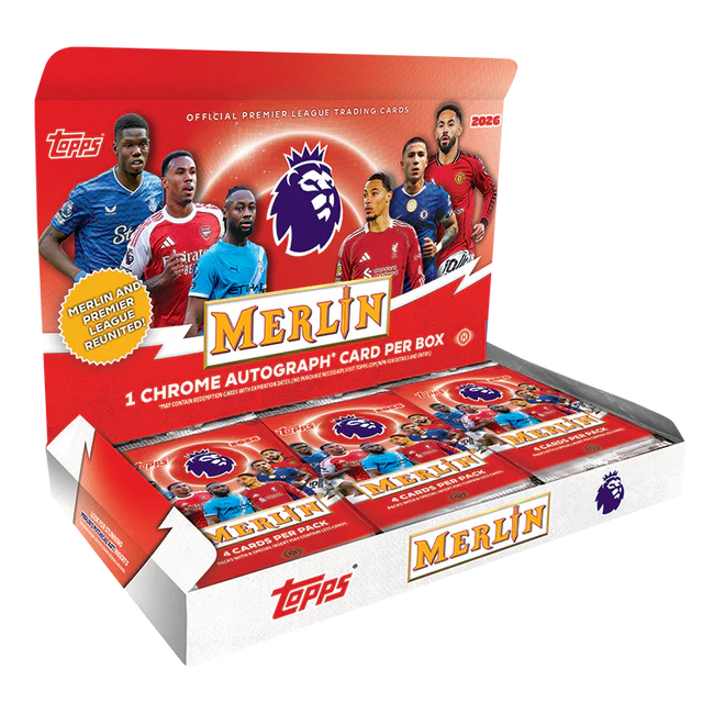 2026 Topps Merlin Premier League Hobby Box