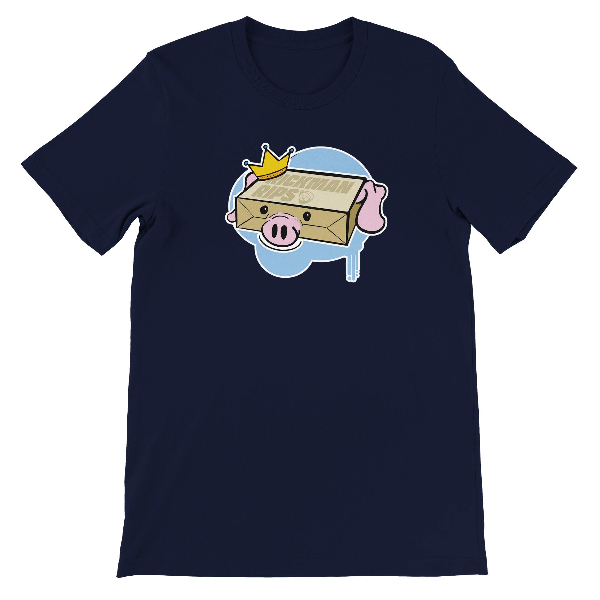 Schweineshirt - Premium Unisex T-Shirt mit Rundhalsausschnitt