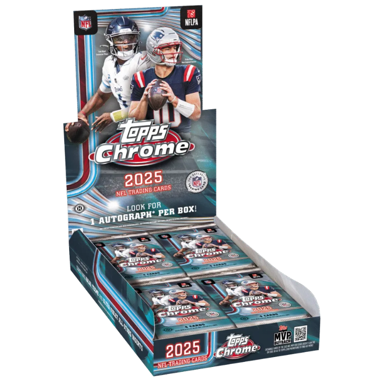 2025 Topps Chrome Football Hobby Box