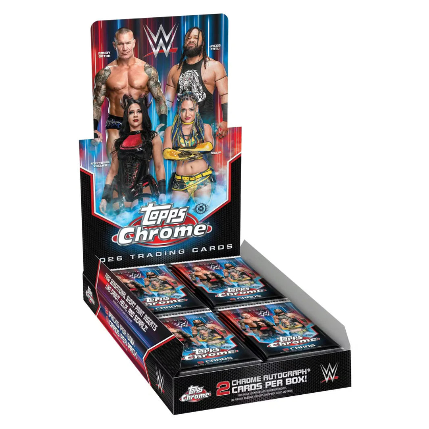 2026 Topps Chrome WWE Wrestling Hobby Box