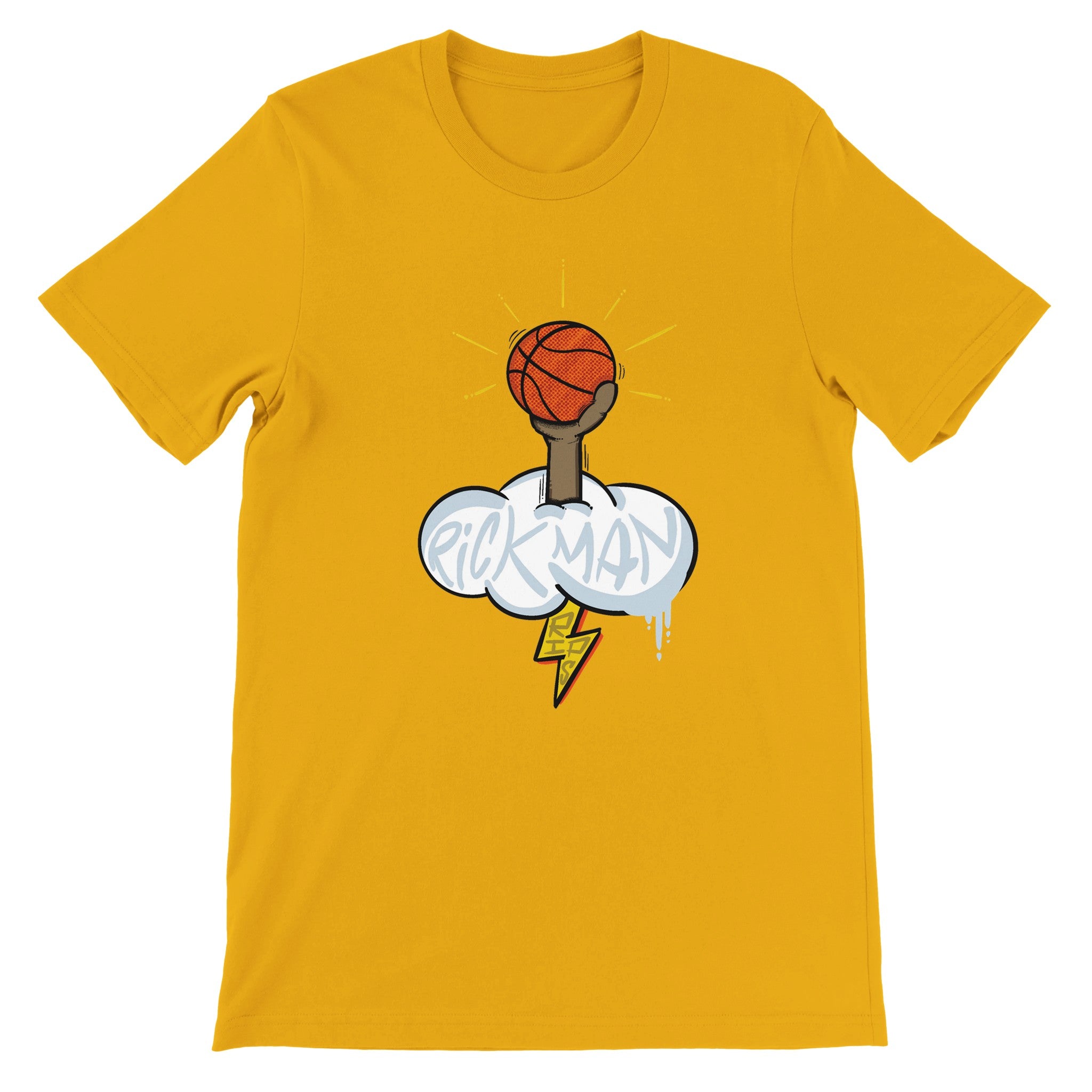 Ball in Luft - Premium Unisex T-Shirt mit Rundhalsausschnitt
