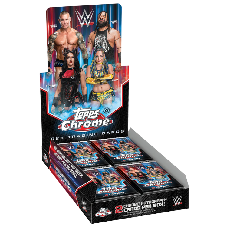 2026 Topps Chrome WWE Hobby Box