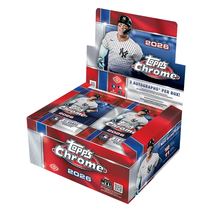 2026 Topps Chrome Baseball Jumbo Box