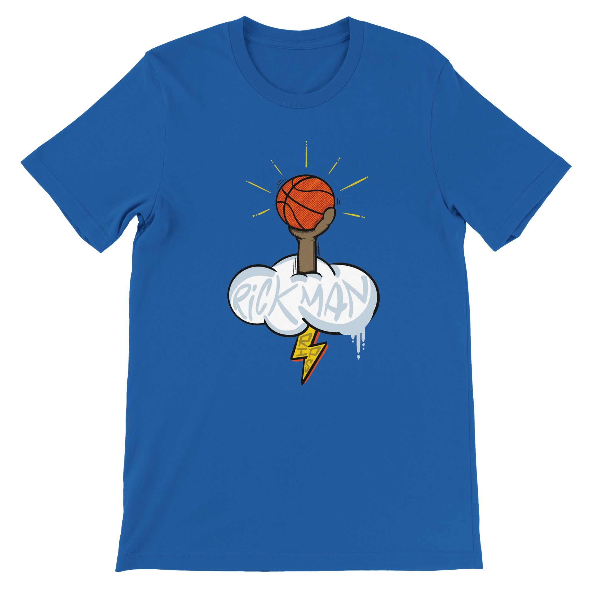 Ball in Luft - Premium Unisex T-Shirt mit Rundhalsausschnitt