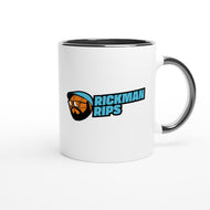 Rickman Rips - weiße Keramiktasse 325ml