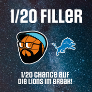 1/20 Filler - Flawless Detroit Lions